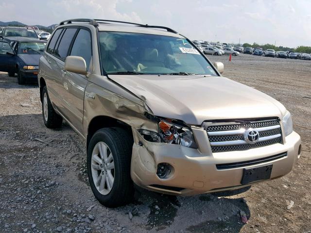 JTEHW21A170039951 - 2007 TOYOTA HIGHLANDER GOLD photo 1