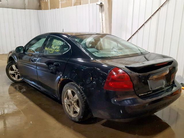 2G2WR524541127807 - 2004 PONTIAC GRAND PRIX BLACK photo 3