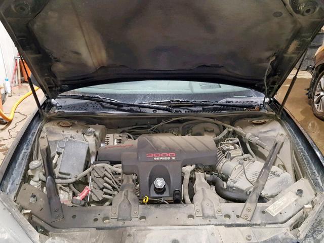 2G2WR524541127807 - 2004 PONTIAC GRAND PRIX BLACK photo 7