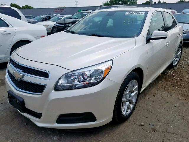1G11D5RR9DF115778 - 2013 CHEVROLET MALIBU 1LT 白色 照片 2