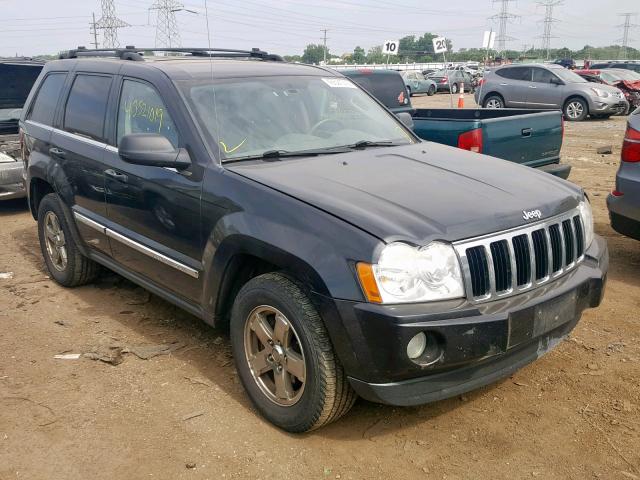 1J8HR58N95C622844 - 2005 JEEP GRAND CHER BLACK photo 1