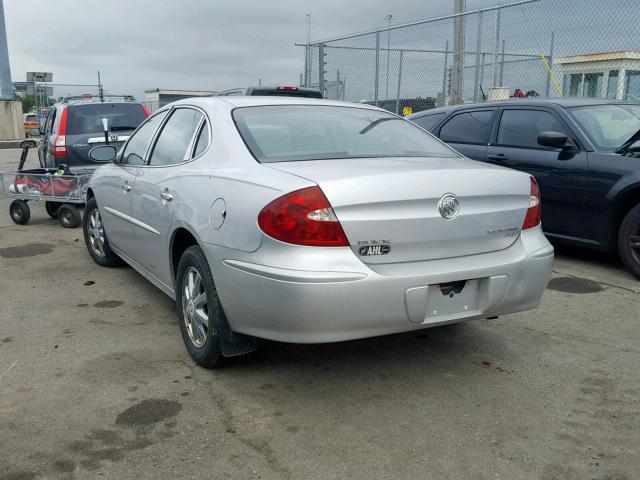 2G4WD532751196762 - 2005 BUICK LACROSSE C SILVER photo 3