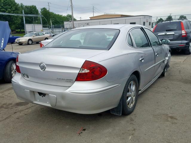 2G4WD532751196762 - 2005 BUICK LACROSSE C SILVER photo 4