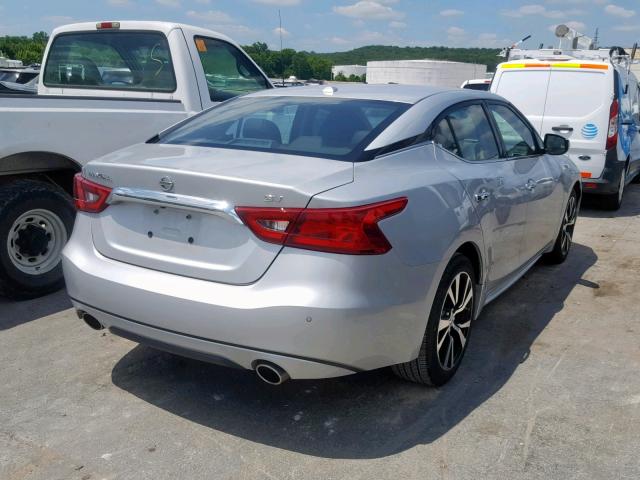 1N4AA6AP8JC381568 - 2018 NISSAN MAXIMA 3.5 SILVER photo 4