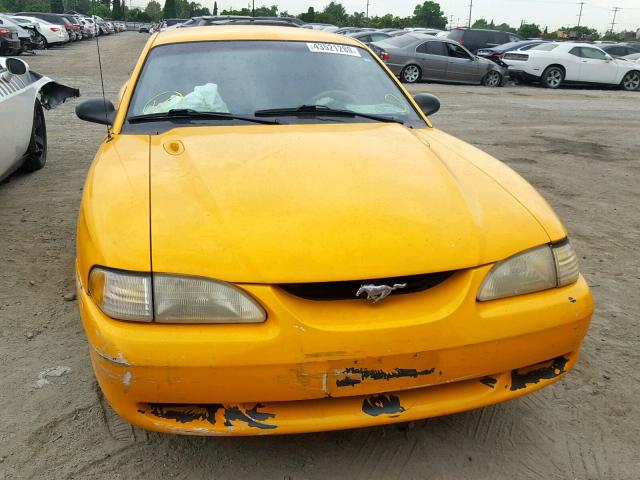 1FALP42X0VF110759 - 1997 FORD MUSTANG GT YELLOW photo 10