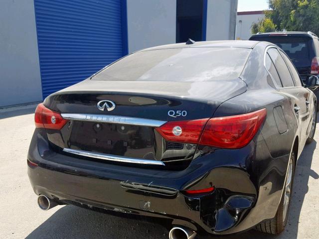 JN1BV7AP5FM349898 - 2015 INFINITI Q50 BASE BLACK photo 4