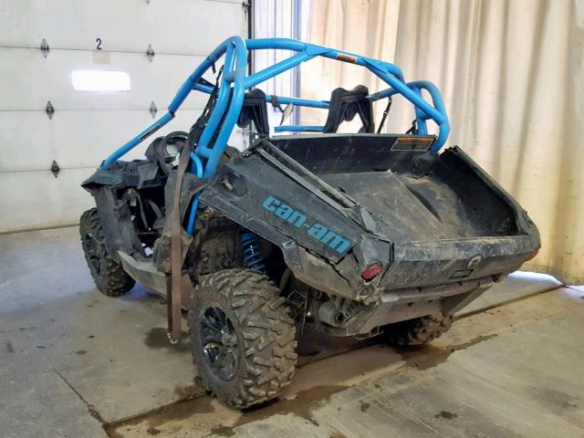 3JBKKAN28GJ001363 - 2016 CAN-AM COMMANDER BLUE photo 3