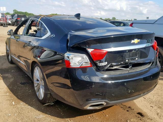 2G1165S33F9159352 - 2015 CHEVROLET IMPALA LTZ BLACK photo 3