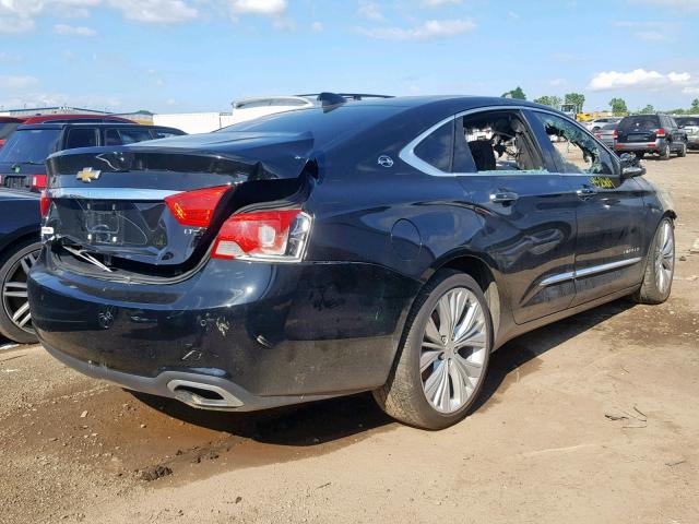 2G1165S33F9159352 - 2015 CHEVROLET IMPALA LTZ BLACK photo 4