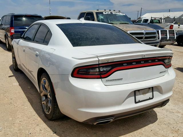 2C3CDXHG8GH312377 - 2016 DODGE CHARGER SX WHITE photo 3