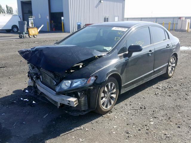 2HGFA16969H345711 - 2009 HONDA CIVIC EXL 黑色 照片 2