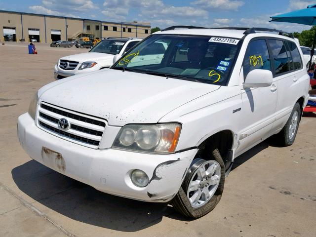 JTEGF21A310026282 - 2001 TOYOTA HIGHLANDER WHITE photo 2