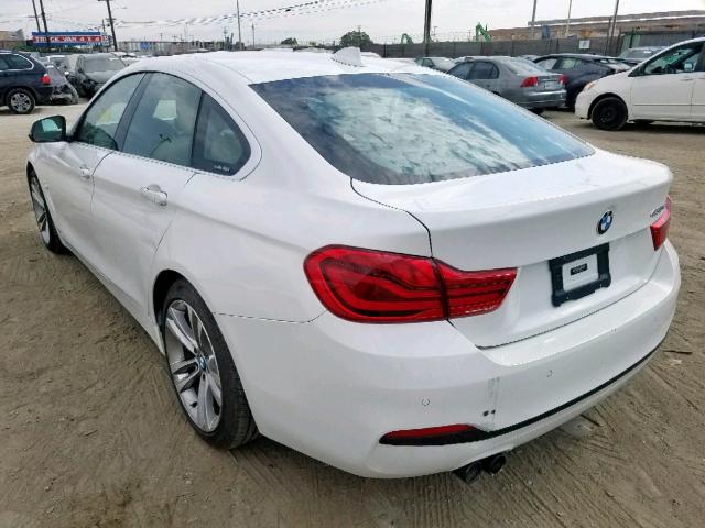 WBA4J1C59KBM16080 - 2019 BMW 430I GRAN WHITE photo 3