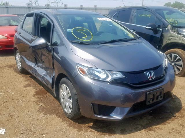 JHMGK5H57HS017561 - 2017 HONDA FIT LX GRAY photo 1