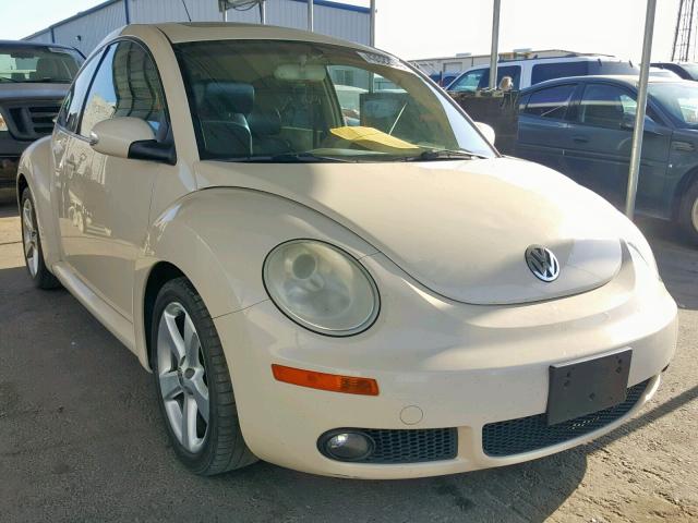 3VWSG31C67M505348 - 2007 VOLKSWAGEN NEW BEETLE Creme Foto 1