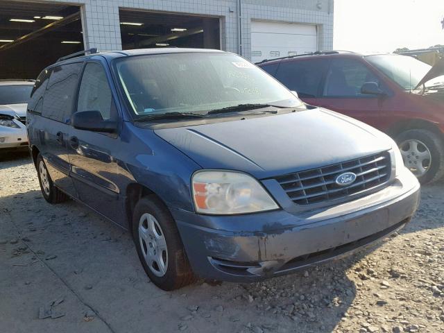 2FMZA51626BA36280 - 2006 FORD FREESTAR S BLUE photo 1