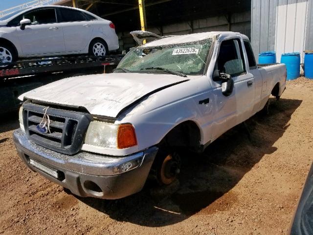 1FTYR14U34PB66294 - 2004 FORD RANGER SUP WHITE photo 2