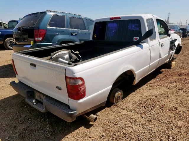 1FTYR14U34PB66294 - 2004 FORD RANGER SUP WHITE photo 4