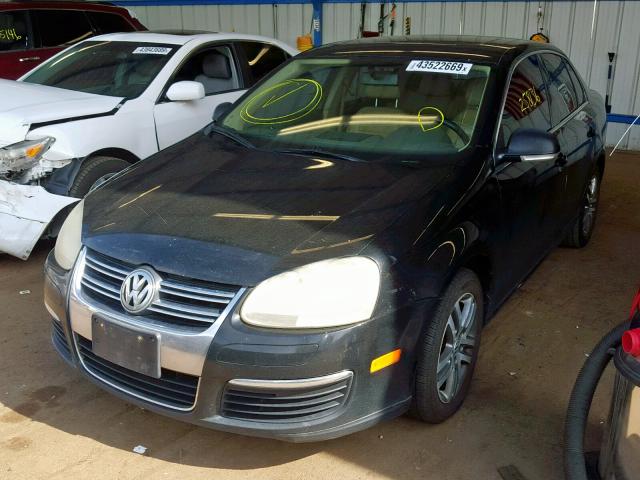 3VWDT81K86M624901 - 2006 VOLKSWAGEN JETTA TDI BLACK photo 2