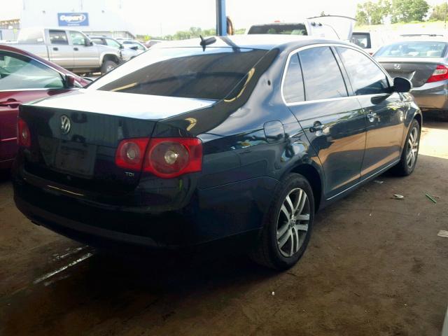 3VWDT81K86M624901 - 2006 VOLKSWAGEN JETTA TDI BLACK photo 4