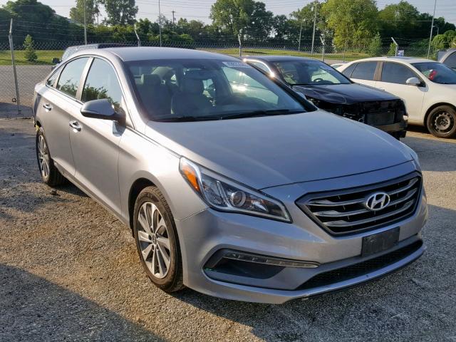 5NPE34AF1FH042034 - 2015 HYUNDAI SONATA SPO GRAY photo 1