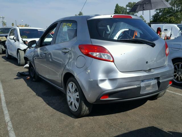 JM1DE1KZ7E0178953 - 2014 MAZDA MAZDA2 SPO GRAY photo 3