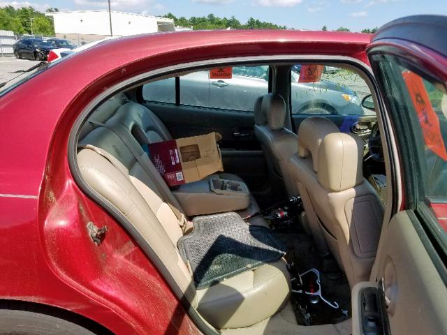 1G4HR54K43U169142 - 2003 BUICK LESABRE LI RED photo 6