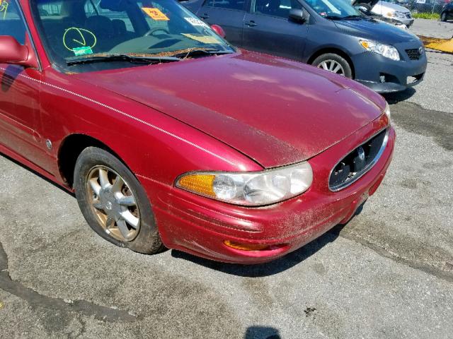 1G4HR54K43U169142 - 2003 BUICK LESABRE LI RED photo 9