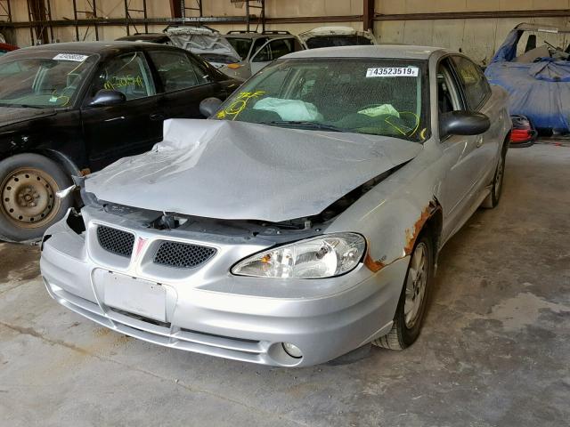 1G2NF52E34C139039 - 2004 PONTIAC GRAND AM S SILVER photo 2