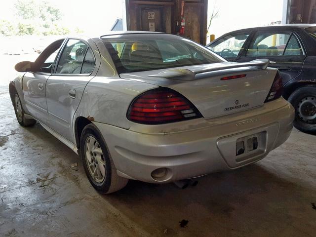 1G2NF52E34C139039 - 2004 PONTIAC GRAND AM S SILVER photo 3