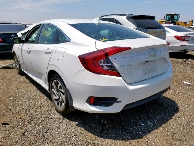 2HGFC2F79HH550579 - 2017 HONDA CIVIC EX WHITE photo 3