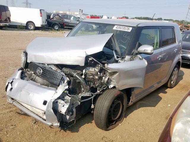 JTLZE4FEXA1108581 - 2010 TOYOTA SCION XB 银色 照片 2