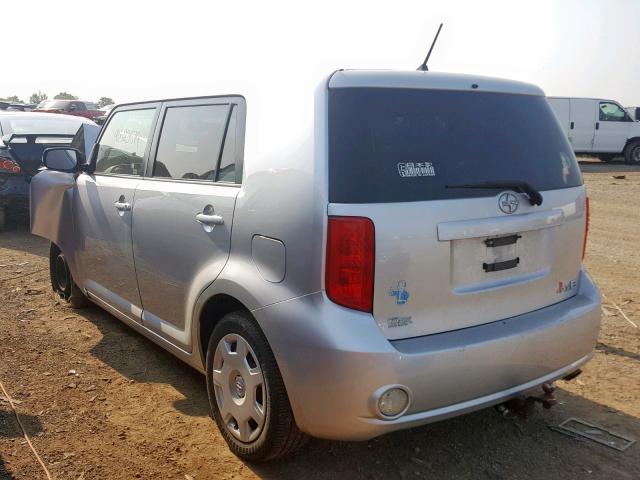 JTLZE4FEXA1108581 - 2010 TOYOTA SCION XB 银色 照片 3