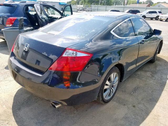 1HGCS1B33AA004853 - 2010 HONDA ACCORD LX BLACK photo 4