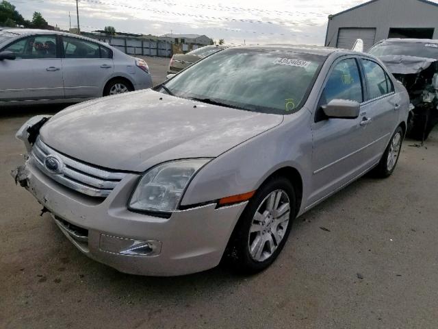 3FAHP02128R250958 - 2008 FORD FUSION SEL SILVER photo 2