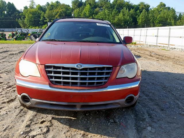 2A8GM68X37R102747 - 2007 CHRYSLER PACIFICA T RED photo 9