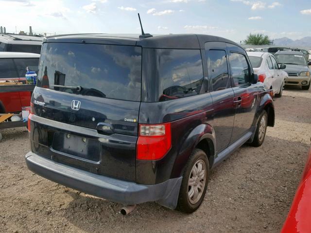 5J6YH18746L016755 - 2006 HONDA ELEMENT EX BLACK photo 4