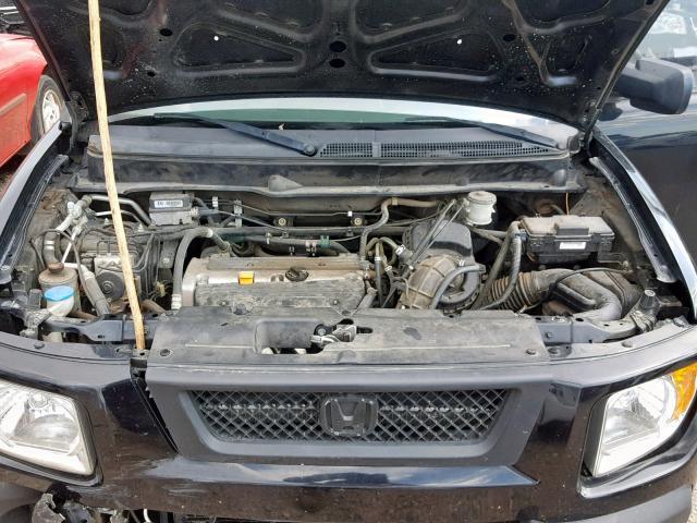 5J6YH18746L016755 - 2006 HONDA ELEMENT EX BLACK photo 7