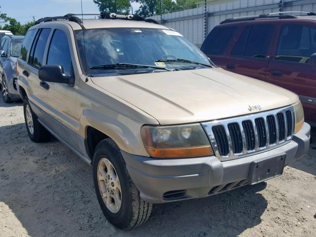 1J4GW48S71C606271 - 2001 JEEP GRAND CHER TAN photo 1