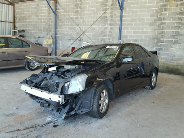 1G6DP577670187190 - 2007 CADILLAC CTS HI FEA BLACK photo 2