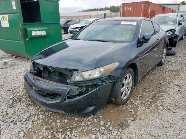 1HGCS12868A022866 - 2008 HONDA ACCORD EXL BLACK photo 2