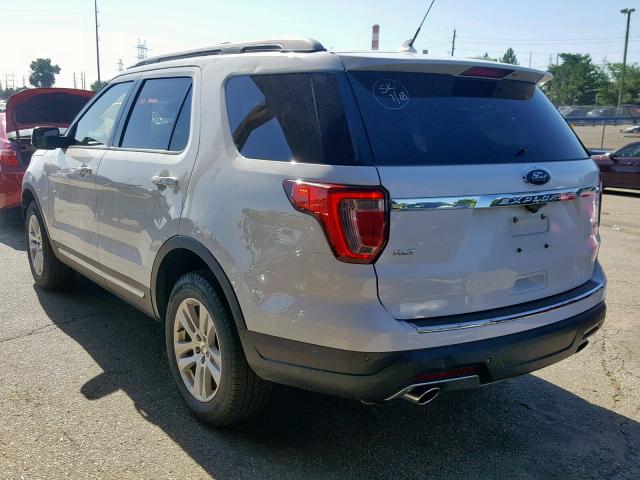 1FM5K8D87JGC15085 - 2018 FORD EXPLORER X Սպիտակ լուսանկար 3