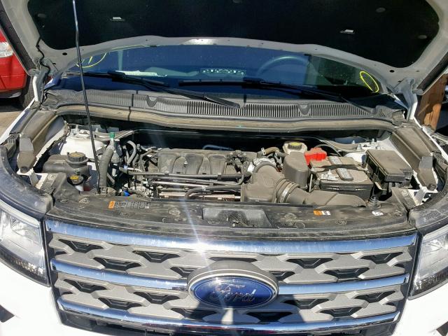 1FM5K8D87JGC15085 - 2018 FORD EXPLORER X Սպիտակ լուսանկար 7