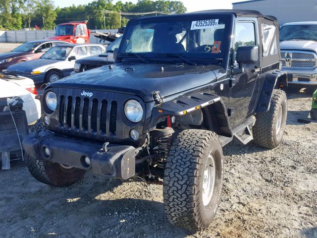 1C4AJWAG7GL112285 - 2016 JEEP WRANGLER S BLACK photo 2