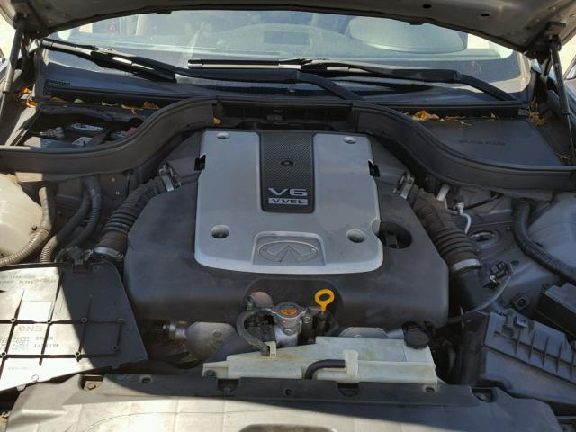 JNKCV61E49M302763 - 2009 INFINITI G37 BASE GRAY photo 7