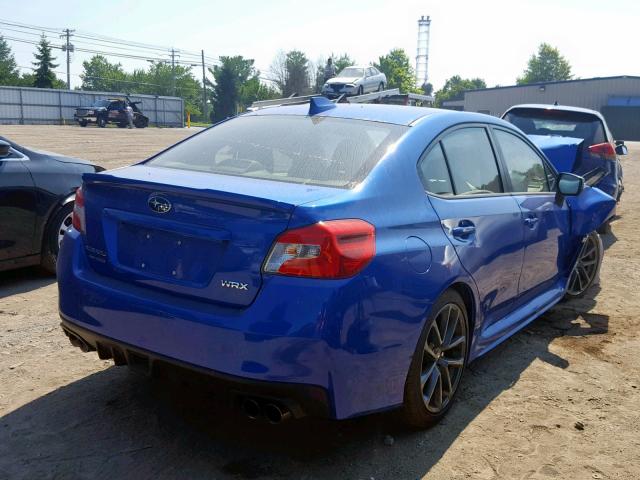 JF1VA1H62J9839068 - 2018 SUBARU WRX LIMITE BLUE photo 4