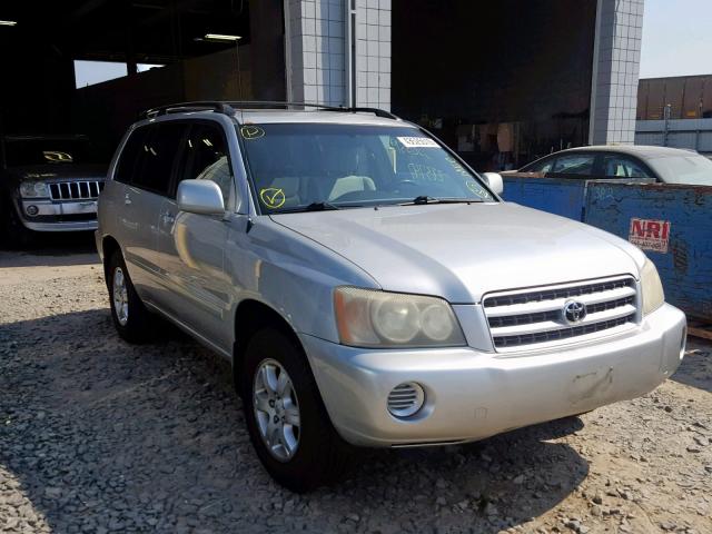 JTEGF21A120053126 - 2002 TOYOTA HIGHLANDER GRAY photo 1