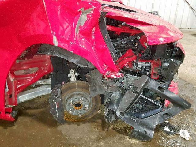 1G1FF1R74G0155426 - 2016 CHEVROLET CAMARO SS RED photo 9