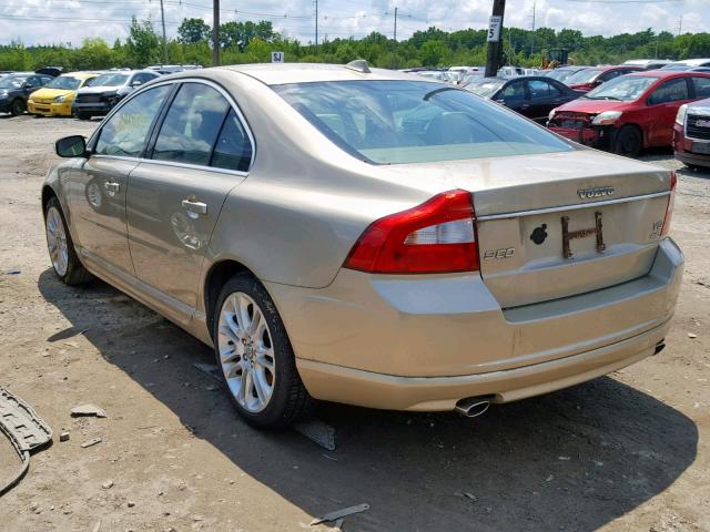 YV1AH852771023389 - 2007 VOLVO S80 V8 BEIGE photo 3