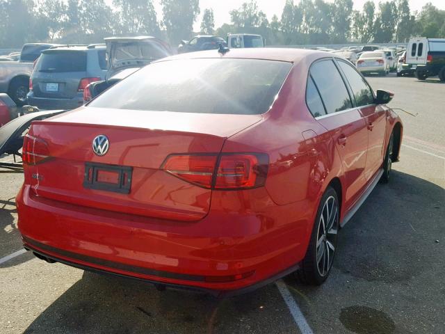 3VW4T7AJ3JM221905 - 2018 VOLKSWAGEN JETTA GLI RED photo 4